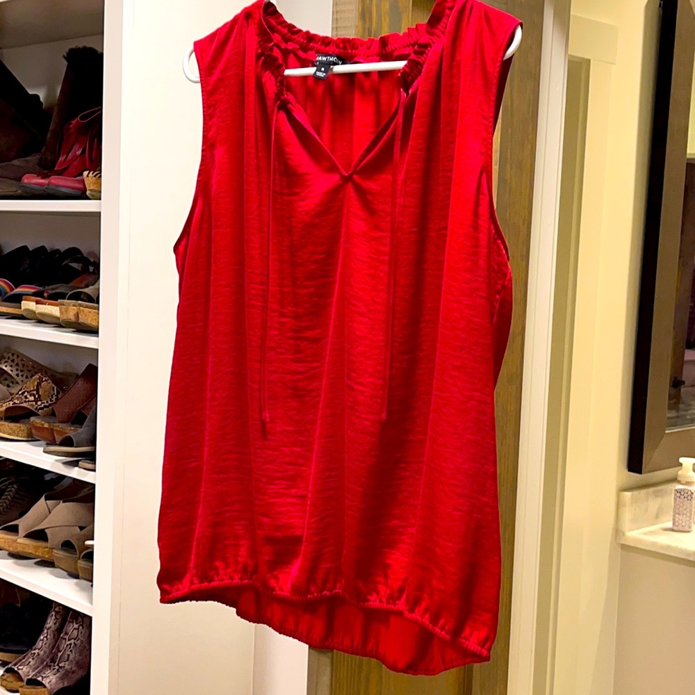 Beautiful rich red blouse